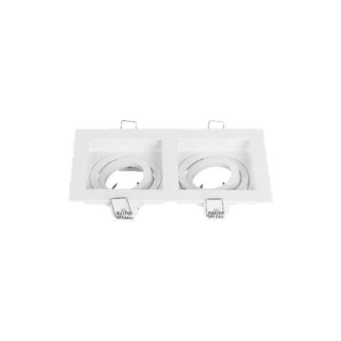 Size 100*186MM Double-Headed Square Zinc Downlight Housing Opening Size 90*175MM