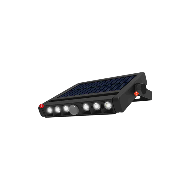 High Quality LED Solar Wall Light IP54 Waterproof With PIR Sensor