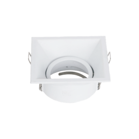Size 90*90MM Black And White Two-Colour Square Zinc Downlight Housing Opening Size 80MM