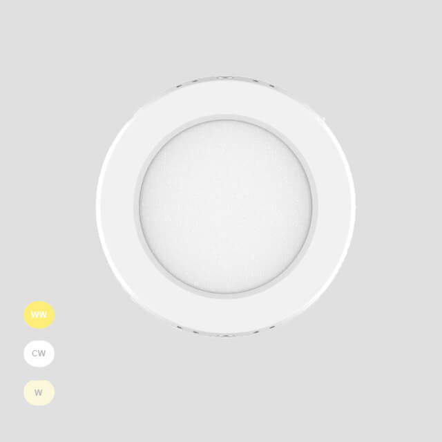 DIP SWITCH 3CCT LED PANEL LIGHT ROUND CEILING