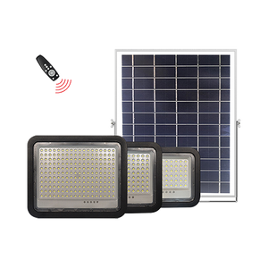 Wholesale Super Bright 300W LED Solar Floodlight 390*430*17mm Solar Panel 4100LM Waterproof IP65