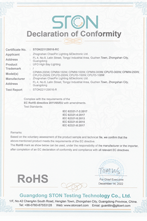 LED Flood Lights Rohs