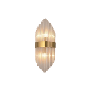 18 X 50 Stainless Steel Copper Natural LED Modern Glass Rod Wall Light E14 Head