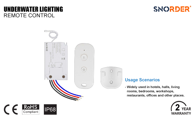1. Product features 2-year warranty RF wall switch, lamp remote control, CE,ROHS certification voltage 200-240VAC 110120VAC
