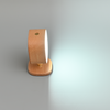 Square Wooden Nightlight 4W Magnetic fitting 360° illuminated 3CCT adjustable