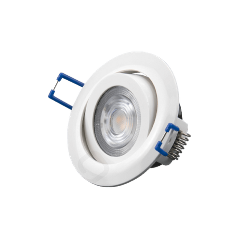 Adjustable Head 3 Years Warranty 4.9W 3CCT Led Downlight Available In Black And White 82*30MM