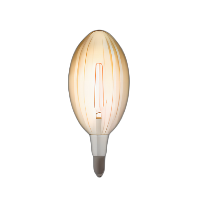 Round amber decoration tungsten lamp 4W 220-240V 125*180mm