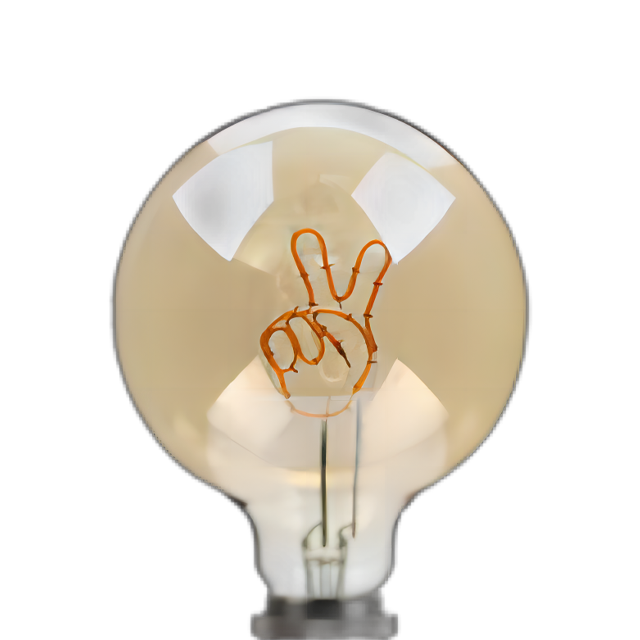 1800-2400K best selling tungsten lamp 4W amber light bulb 1800-2400K