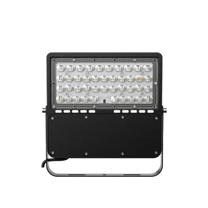 400W Modern Black Floodlight 5700K IP66 Waterproof Commercial Panel Light 80*150° Lighting Angle With Two Auto Dry Respirators