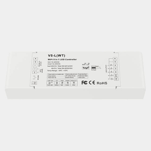12-48VDC 5Path*6A WiFi-RF 5-In-1 LED Controller V5-L(WT)
