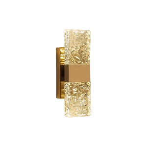 Electroplated Gold Led Square Modern Wall Light
