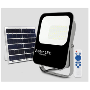 100W 6500K/4000K/3000K Ip65 Made In China Solar Floodlights Outdoor Commercial Outdoor