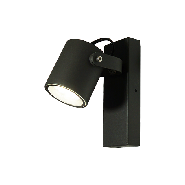 Made in China Modern LED outdoor wall light H130mm GU10 lamp head 35W Black street light IP44