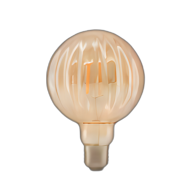 95*145mm selling amber round tungsten lamp 4W decorative lighting