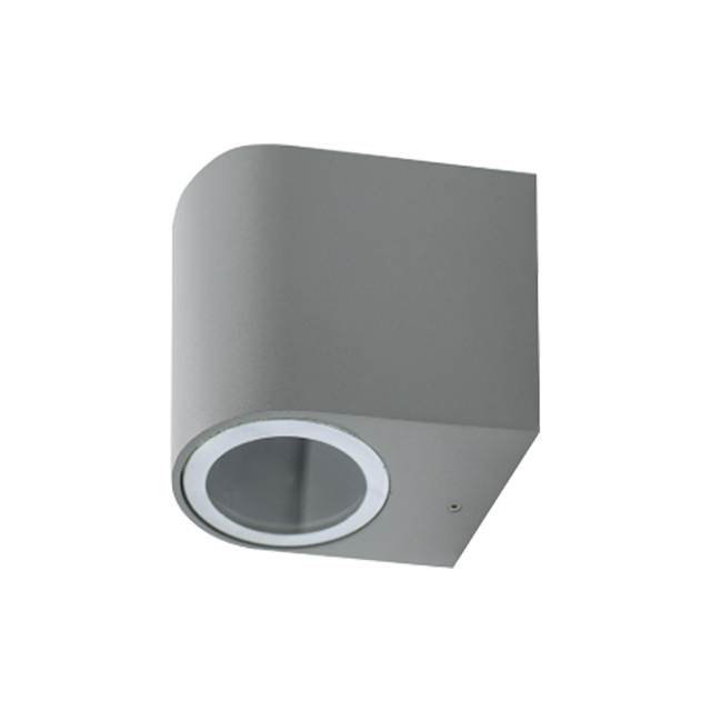 Grey LED modern square wall light H80mm GU10 head 35W Outdoor lighting IP44