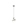 Milk White Glass Black LED Round Pendant E27 Lamp Head