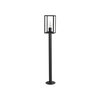 Made in China Black modern LED wall light H220mm Aluminium + glass Material 60W E27 lamp head Outdoor lighting