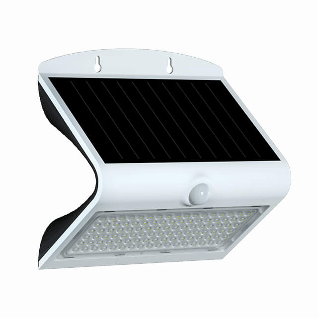Monocrystalline Solar Panel, White Butterfly Solar Led Wall Light Waterproof Ip65 ABC+PC