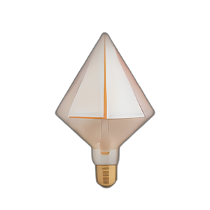 220-240V pointed decorative tungsten lamp 2200K 4W amber glass cover