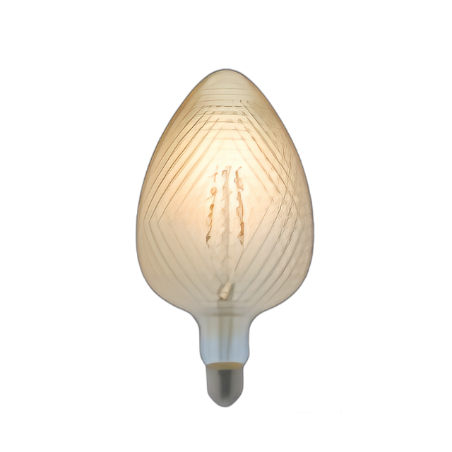 125*215mm modern decorative tungsten lamp 4W amber glass cover