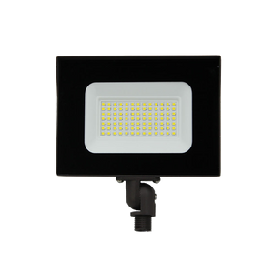 IP66 water and dust resistant, black LED aluminium floodlight, DOB photo sensor