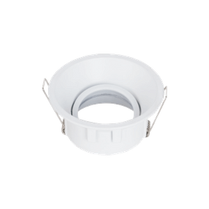 Size 93MM Black And White Bicolour Round Zinc Downlight Housing Opening Size 83MM