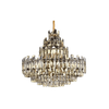 Electroplated Iron LED Modern Gold Crystal Chandelier E14 Lamp Head 560MM 750MM