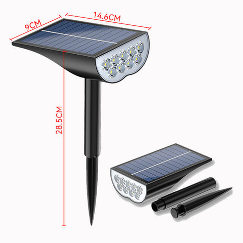 Outdoor Ip55 Waterproof Led Solar Spike Light With Four Switchable Modes