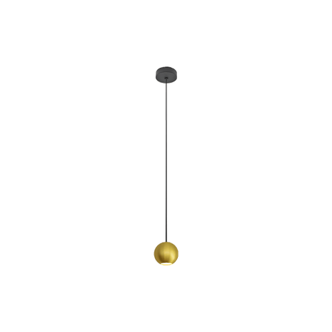 8.5W Canopy Size Ф80*35MM LED Retro Round Pendant Light Ball Size Ф70MM