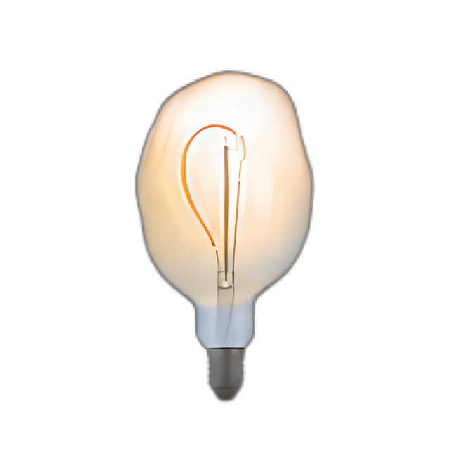 Wholesale round 220-240V decorative tungsten lamp amber glass cover