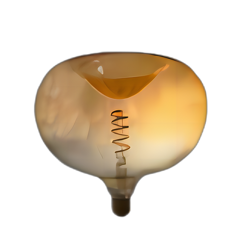 2200K modern amber circular tungsten lamp 4W decorative lighting