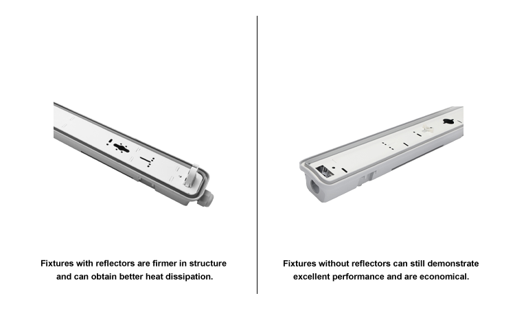 3. 10w, 18w, 36w, 48w, China-made LED modern three-proof lamp 0.665m, 1.275m, 1.575m. IP65 waterproof and dustproof IK08 explosion-proof 3-year warranty is optional