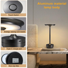 LED Cordless Table Lamps, Portable Rechargeable 5000mAh Outdoor Lighting, 3 Color Stepless Dimming Battery Powered Bedside Table Lamp,wireless Lamp For Bedroom/Living room/Camping/patio