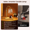 Candle Warmer Lamp with Timer, Candle Lamp Warmer 4 Level Dimmable, Mothers Day Gift and House Warming Gift New Home Bedroom Decor Adjustable Candle Warmer Lamp for Jar Candles for Bedroom 