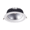 40W Made in China LED recessed downlight 3000K 4000K 6000K switchable black and white optional