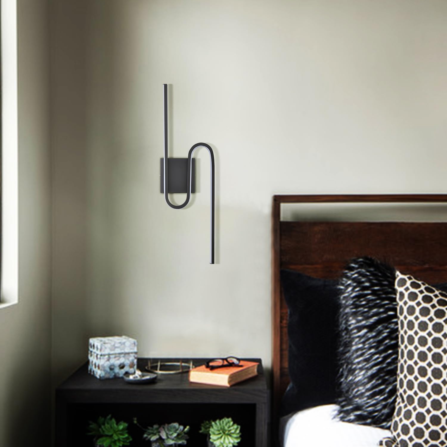 Modern Wall Sconce Light Led Sconces Wall Lighting Indoor Wall Light Sconces Cordless Bathroom Bedroom Wall Lights