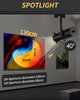 LED Track Light Head, Shapeable Light, Adjustable Directional Aperture Shape for Museum Art Gallery 