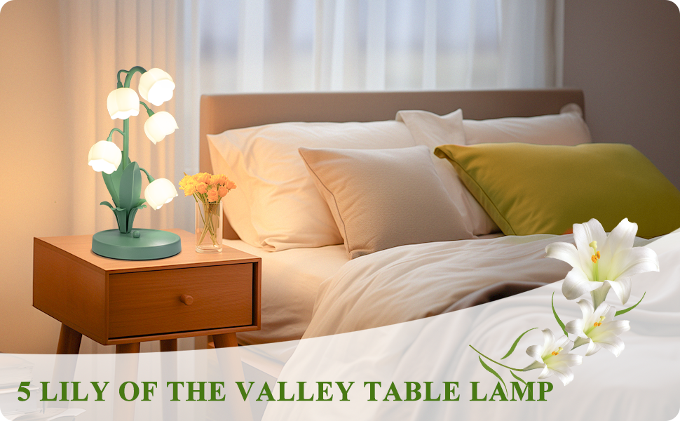 Vintage Flower Table Lamp for Home (1)