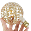 Decorative Light Bulbs Vintage LED Edison Bulb 4W 320LM (40W Equivalent) Globe CRI>80 Medium Base E27 Warm White 2200k, Circular Modern Tungsten Lamp 220-240V