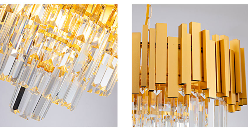 Modern Gold Crystal Chandelier (2)