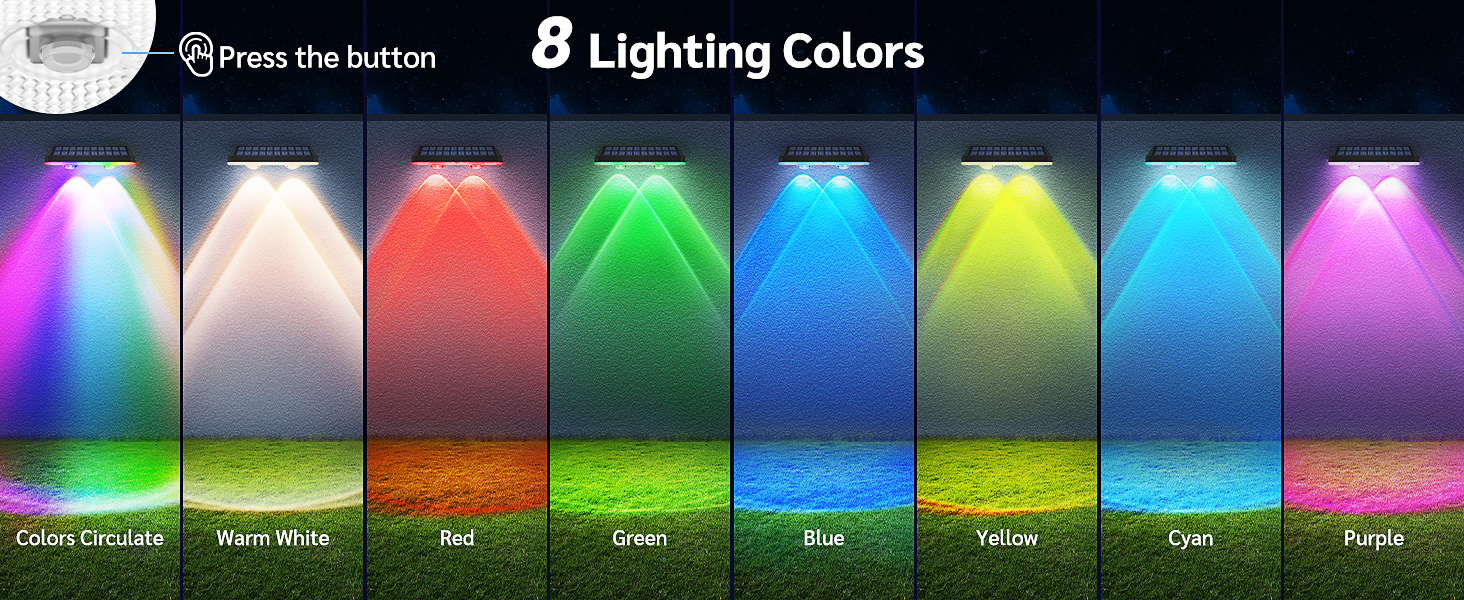Solar Fence Lights Outdoor (2)