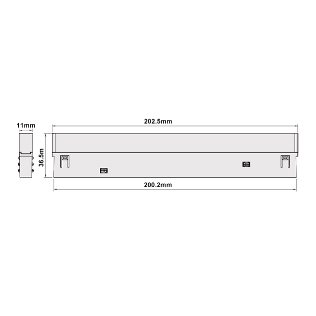 12W/18W Available Made in China Modern Black Grille Floodlight Beam Angle 90° Hot Sale Magnetic Track Lights