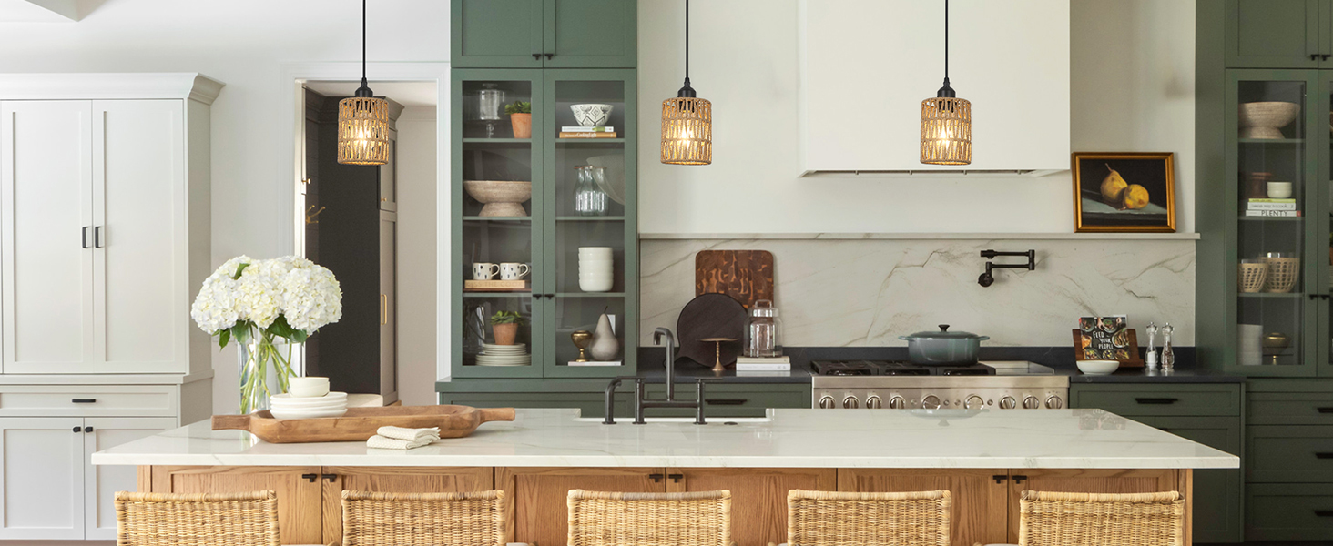 Rattan Pendant Lights (6)