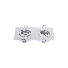 Size 92*179MM Double-Headed Square Silver Downlight Housing Opening Size 80*160MM