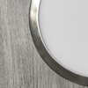 12 Watt Satin Nickel Round Ceiling 6.7in LED Panel Light