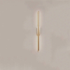 L900*W50MM 10W 3000K Painted Gold Modern Led Chandelier Light For Living Room Dining Made In China