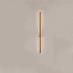 L900*W50MM 10W 3000K Painted Gold Modern Led Chandelier Light For Living Room Dining Made In China