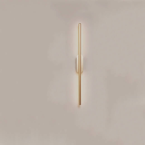L900*W50MM 10W 3000K Painted Gold Modern Led Chandelier Light For Living Room Dining Made In China