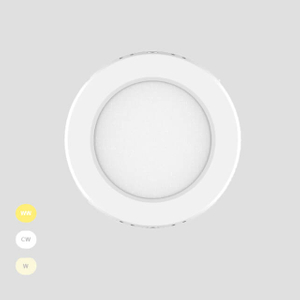 18W Adjustable 3CCT Ip20 Round Surface-Mounted Led Panel Light