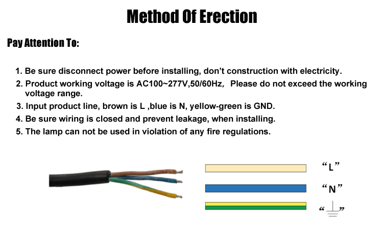 8. Schematic diagram of product installation LED outdoor street lamp 30W 60W 100W 150W sells modern European street lamp IP66 waterproof and dustproof AC100-277V aluminum street lamp